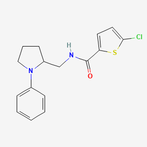 5-chloro-N-((1-phenylpyrrolidin-2-yl)methyl)thiophene-2-carboxamide