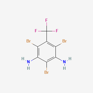 2,4,6-Tribromo-5-(trifluoromethyl)benzene-1,3-diamine