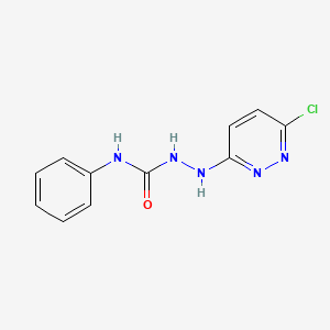 2-(6-chloropyridazin-3-yl)-N-phenylhydrazinecarboxamide