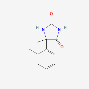 5-Methyl-5-(2-methylphenyl)imidazolidine-2,4-dione