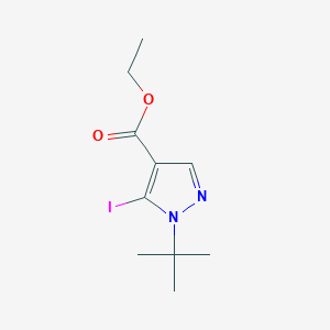 Ethyl 1-(tert-butyl)-5-iodo-1H-pyrazole-4-carboxylate