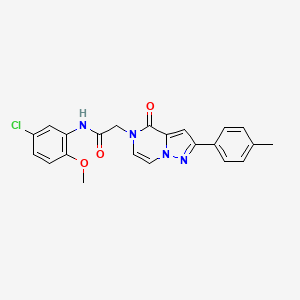 N-(5-chloro-2-methoxyphenyl)-2-[2-(4-methylphenyl)-4-oxopyrazolo[1,5-a]pyrazin-5(4H)-yl]acetamide