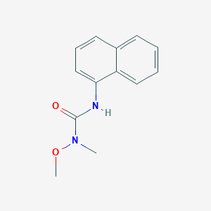 molecular formula C13H14N2O2 B026492 Urea, 1-methoxy-1-methyl-3-(1-naphthyl)- CAS No. 102613-40-1