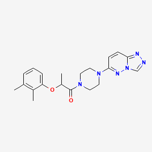 1-(4-([1,2,4]Triazolo[4,3-b]pyridazin-6-yl)piperazin-1-yl)-2-(2,3-dimethylphenoxy)propan-1-one
