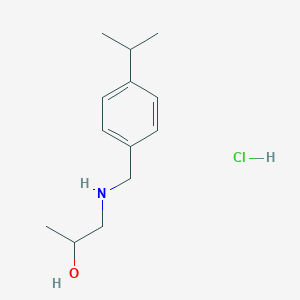 1-[(4-Propan-2-ylphenyl)methylamino]propan-2-ol;hydrochloride