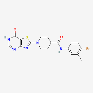2-(4-{[4-(3-Methylphenyl)piperazin-1-yl]carbonyl}phenyl)-3-piperidin-1-ylpyrazine