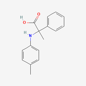 molecular formula C16H17NO2 B2649234 N-(4-methylphenyl)-2-phenylalanine CAS No. 1177343-49-5