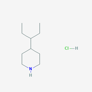 4-Pentan-3-ylpiperidine;hydrochloride