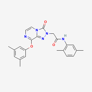 2-[8-(3,5-dimethylphenoxy)-3-oxo[1,2,4]triazolo[4,3-a]pyrazin-2(3H)-yl]-N-(2,5-dimethylphenyl)acetamide