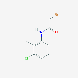 molecular formula C9H9BrClNO B2649379 2-bromo-N-(3-chloro-2-methylphenyl)acetamide CAS No. 264905-54-6