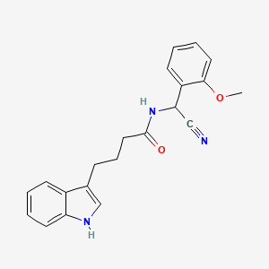 molecular formula C21H21N3O2 B2649381 N-[cyano(2-methoxyphenyl)methyl]-4-(1H-indol-3-yl)butanamide CAS No. 1311686-08-4