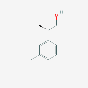 molecular formula C11H16O B2649414 (2S)-2-(3,4-Dimethylphenyl)propan-1-ol CAS No. 2248202-52-8