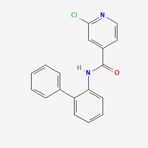 molecular formula C18H13ClN2O B2649434 N-{[1,1'-biphenyl]-2-yl}-2-chloropyridine-4-carboxamide CAS No. 1089430-80-7