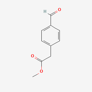 molecular formula C10H10O3 B2649466 Methyl 2-(4-formylphenyl)acetate CAS No. 96524-70-8