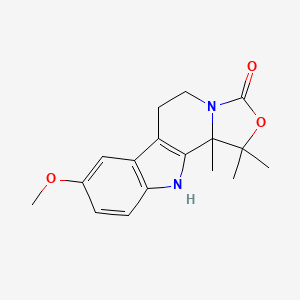1H-Oxazolo[3',4':1,2]pyrido[3,4-b]indol-3-one, 5,6,11,11b-tetrahydro-8-methoxy-1,1,11b-trimethyl-