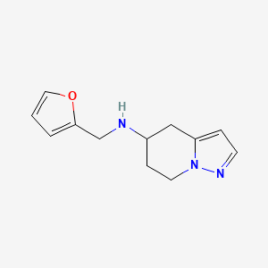 N-(furan-2-ylmethyl)-4,5,6,7-tetrahydropyrazolo[1,5-a]pyridin-5-amine