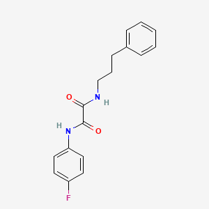 N'-(4-fluorophenyl)-N-(3-phenylpropyl)oxamide