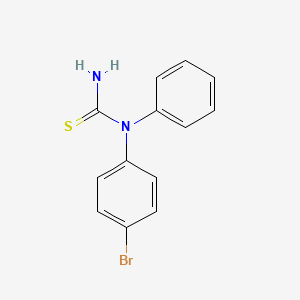 molecular formula C13H11BrN2S B2649516 Thiourea, N-(4-bromophenyl)-N'-phenyl- CAS No. 32062-69-4
