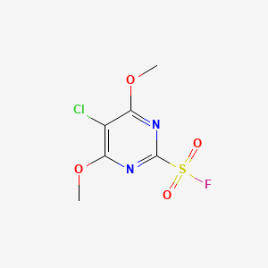 5-Chloro-4,6-dimethoxypyrimidine-2-sulfonyl fluoride