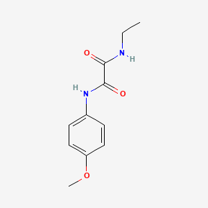 molecular formula C11H14N2O3 B2649600 N-ethyl-N'-(4-methoxyphenyl)ethanediamide CAS No. 21782-34-3