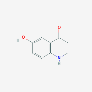 molecular formula C9H9NO2 B2649680 6-Hydroxy-1,2,3,4-tetrahydroquinolin-4-one CAS No. 861565-91-5