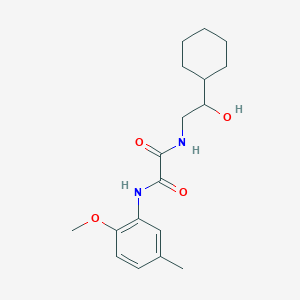 N1-(2-cyclohexyl-2-hydroxyethyl)-N2-(2-methoxy-5-methylphenyl)oxalamide