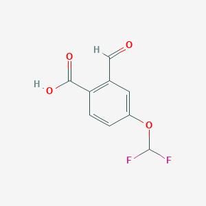 B2649760 4-(Difluoromethoxy)-2-formylbenzoic acid CAS No. 2248406-86-0