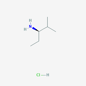 molecular formula C6H16ClN B2649766 (3R)-2-methylpentan-3-amine hydrochloride CAS No. 196929-99-4