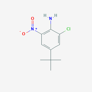 molecular formula C10H13ClN2O2 B2649882 2-Chloro-4-tert-butyl-6-nitroaniline CAS No. 335013-56-4