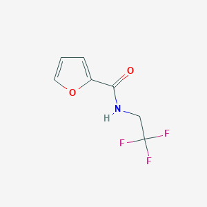 molecular formula C7H6F3NO2 B2649927 N-(2,2,2-trifluoroethyl)furan-2-carboxamide CAS No. 1206992-26-8