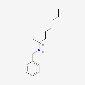 molecular formula C15H25N B2649942 Benzyl(octan-2-yl)amine CAS No. 149243-90-3