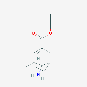 molecular formula C15H25NO2 B2649975 tert-Butyl 4-aminoadamantane-1-carboxylate CAS No. 2248383-62-0