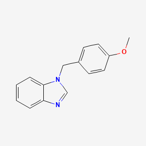 molecular formula C15H14N2O B2649986 1-[(4-methoxyphenyl)methyl]-1H-1,3-benzodiazole CAS No. 46885-71-6