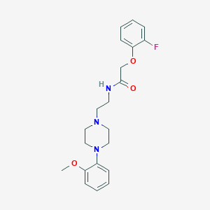 2-(2-fluorophenoxy)-N-(2-(4-(2-methoxyphenyl)piperazin-1-yl)ethyl)acetamide