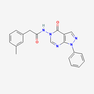 N-(4-oxo-1-phenyl-1H-pyrazolo[3,4-d]pyrimidin-5(4H)-yl)-2-(m-tolyl)acetamide