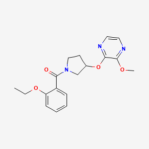 (2-Ethoxyphenyl)(3-((3-methoxypyrazin-2-yl)oxy)pyrrolidin-1-yl)methanone