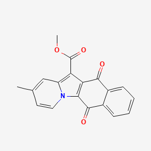 Methyl 2-methyl-6,11-dioxonaphtho[2,3-b]indolizine-12-carboxylate