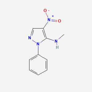 N-methyl-4-nitro-1-phenyl-1H-pyrazol-5-amine
