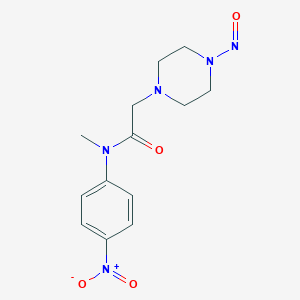 N-Methyl-N-(4-nitrophenyl)-2-(4-nitrosopiperazin-1-yl)acetamide