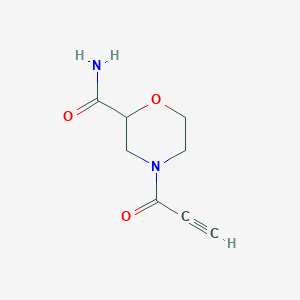 4-Prop-2-ynoylmorpholine-2-carboxamide