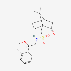 1-(7,7-dimethyl-2-oxobicyclo[2.2.1]heptan-1-yl)-N-(2-methoxy-2-(o-tolyl)ethyl)methanesulfonamide