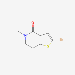 2-Bromo-5-methyl-6,7-dihydrothieno[3,2-c]pyridin-4-one