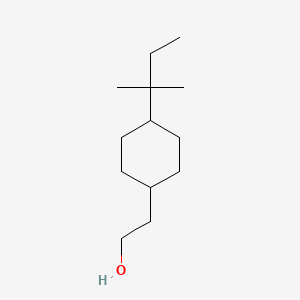 molecular formula C13H26O B2650128 2-[4-(2-Methylbutan-2-yl)cyclohexyl]ethan-1-ol CAS No. 1803610-89-0