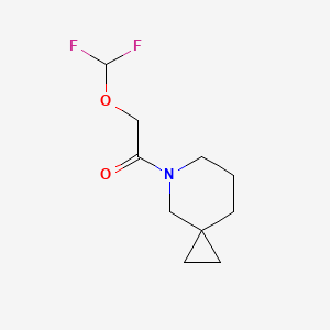 molecular formula C10H15F2NO2 B2650162 1-(5-Azaspiro[2.5]octan-5-yl)-2-(difluoromethoxy)ethan-1-one CAS No. 2093871-60-2