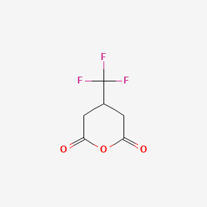 molecular formula C6H5F3O3 B2650178 4-(Trifluoromethyl)dihydro-2H-pyran-2,6(3H)-dione CAS No. 4759-65-3