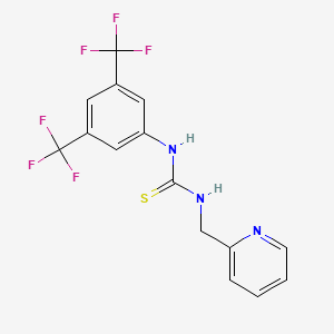 1-(3,5-Bis(trifluoromethyl)phenyl)-3-(2-pyridylmethyl)thiourea