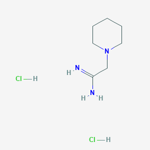 2-(Piperidin-1-yl)ethanimidamide dihydrochloride