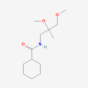 N-(2,3-dimethoxy-2-methylpropyl)cyclohexanecarboxamide