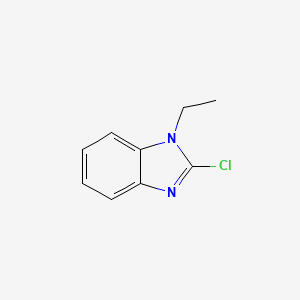 molecular formula C9H9ClN2 B2650197 2-Chloro-1-ethyl-1H-benzo[d]imidazole CAS No. 58533-15-6
