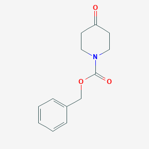 molecular formula C13H15NO3 B026502 1-Cbz-4-Piperidone CAS No. 19099-93-5